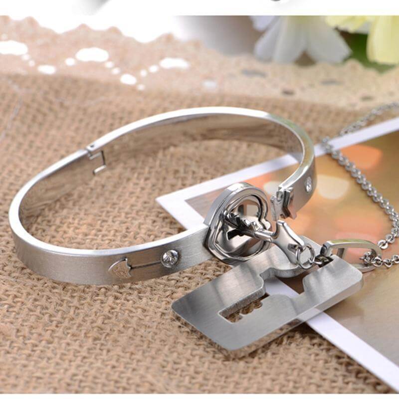 Jij Bent De Sleutel Tot Mijn Hart Armband & Ketting Set
