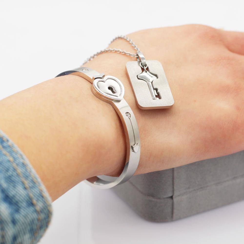 Jij Bent De Sleutel Tot Mijn Hart Armband & Ketting Set