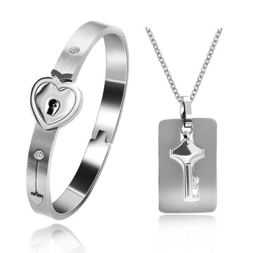 Jij Bent De Sleutel Tot Mijn Hart Armband & Ketting Set