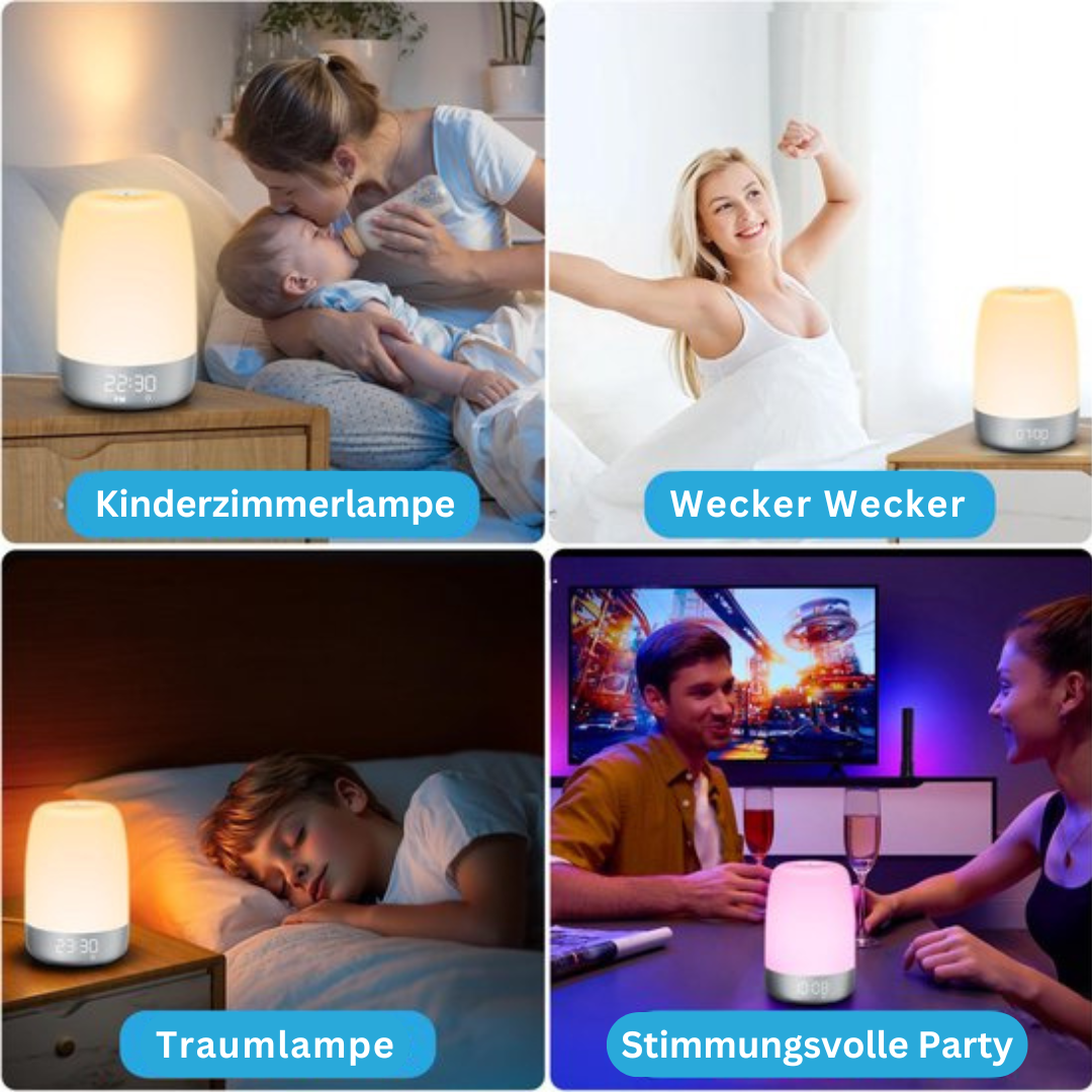 Despertador con luz e sons naturais Aurora – Despertador suave e natural para un comezo enerxético do día