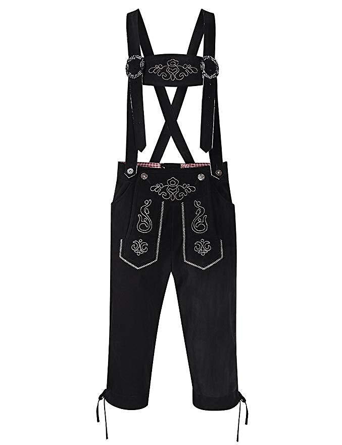 Alpenjunge – Lederhosen-Shorts met Borduursel voor Heren, Oktoberfest