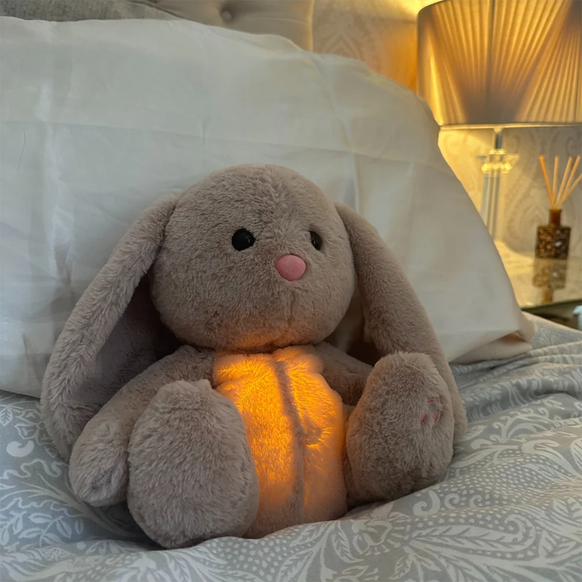 CalmPal peluche con sons relaxantes e función de luz