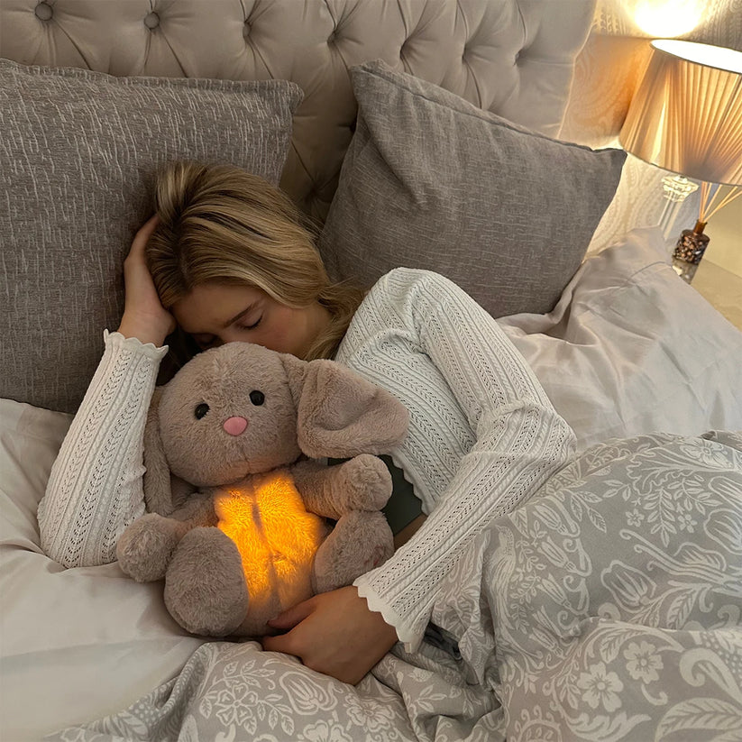 CalmPal peluche con sons relaxantes e función de luz