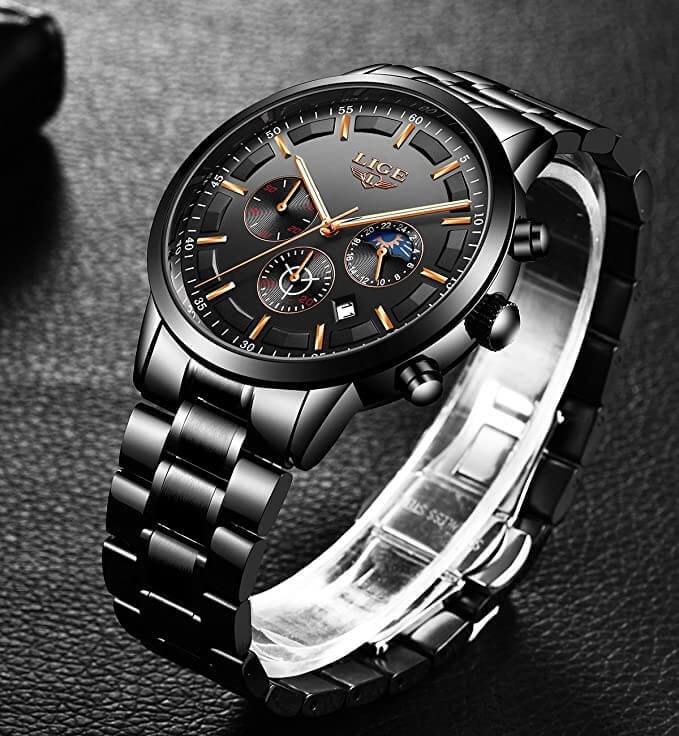 Heren Horloge SteeleX  – Robuust Stalen Ontwerp met Mineraalglas & Waterbestendigheid