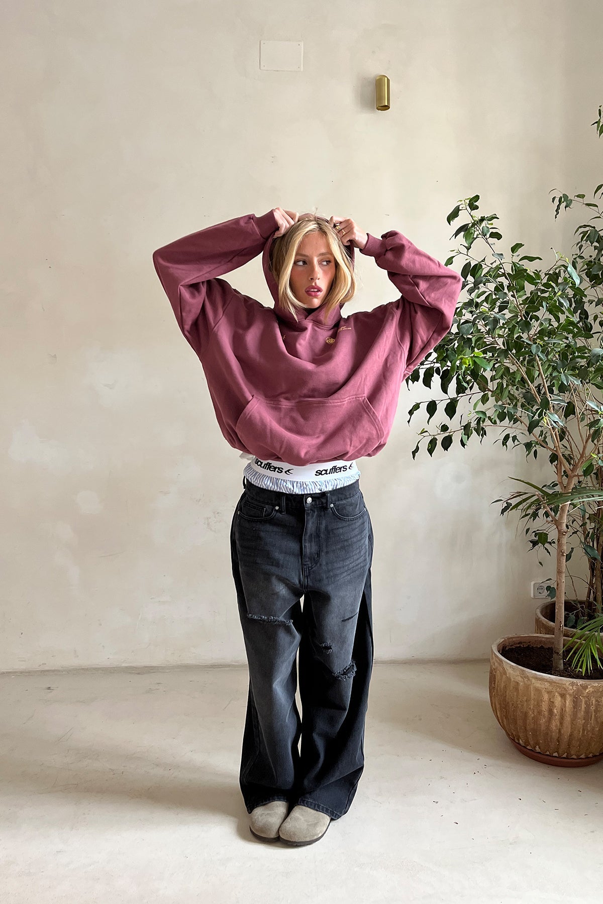 Lotte dames hoodie | Luxe hoodie met ontspannen pasvorm | Comfort en zelfliefde