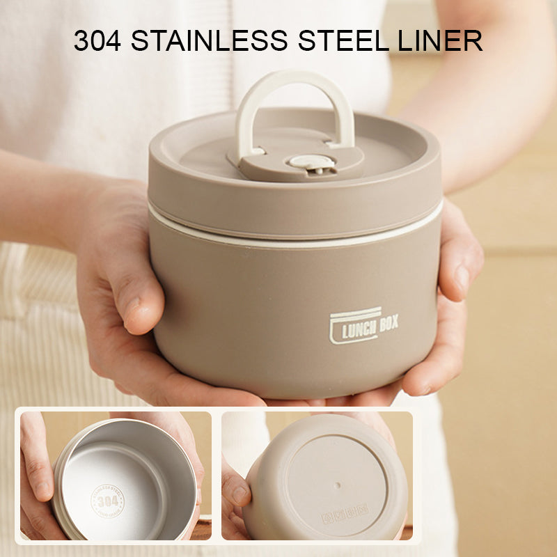 ThermoBox Lunchbox – Smart Multi-layer Lunchbox with Insulation and FREE Carry Bag for Hot and Cold Meals On the Go