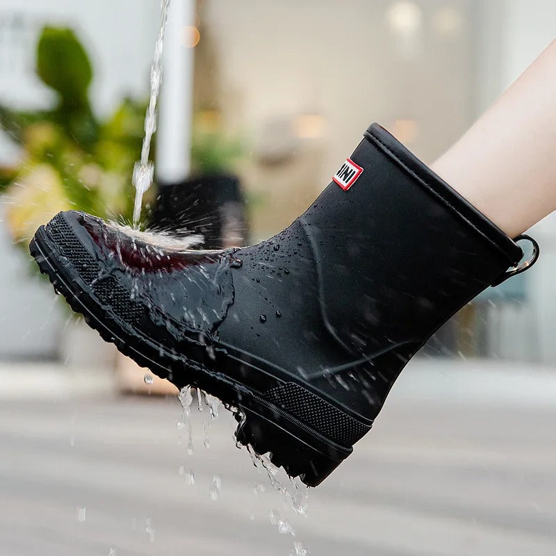 AquaStride 2.0 | Waterproof rubber boots with half shaft for women