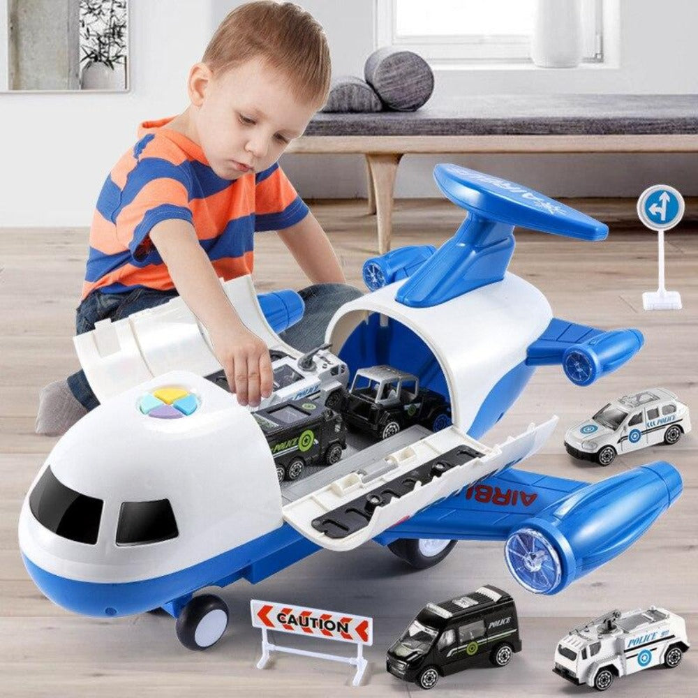 SkyExplorer Avontuur Vliegtuig Speelset – 20-delig voor Kinderen 3+