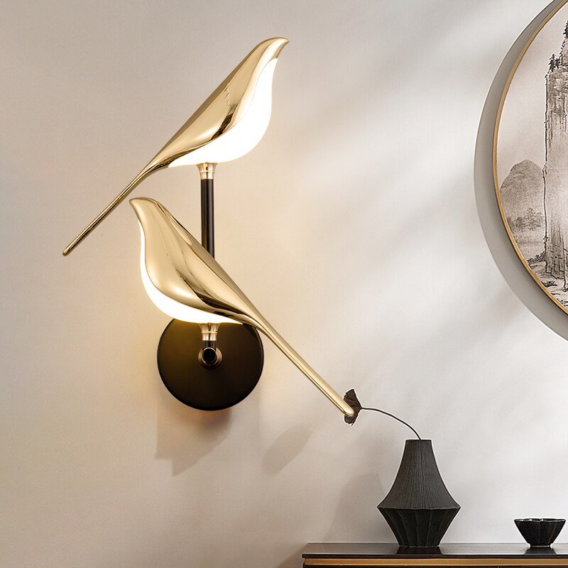 Luminara - Moderne LED Vogellamp – Magnetisch Wand & Tafeldesign