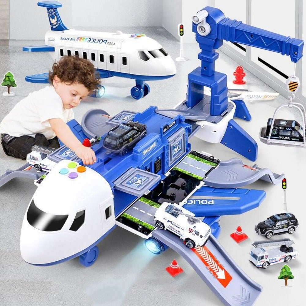 SkyExplorer Avontuur Vliegtuig Speelset – 20-delig voor Kinderen 3+