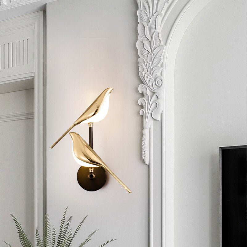 Luminara - Moderne LED Vogellamp – Magnetisch Wand & Tafeldesign
