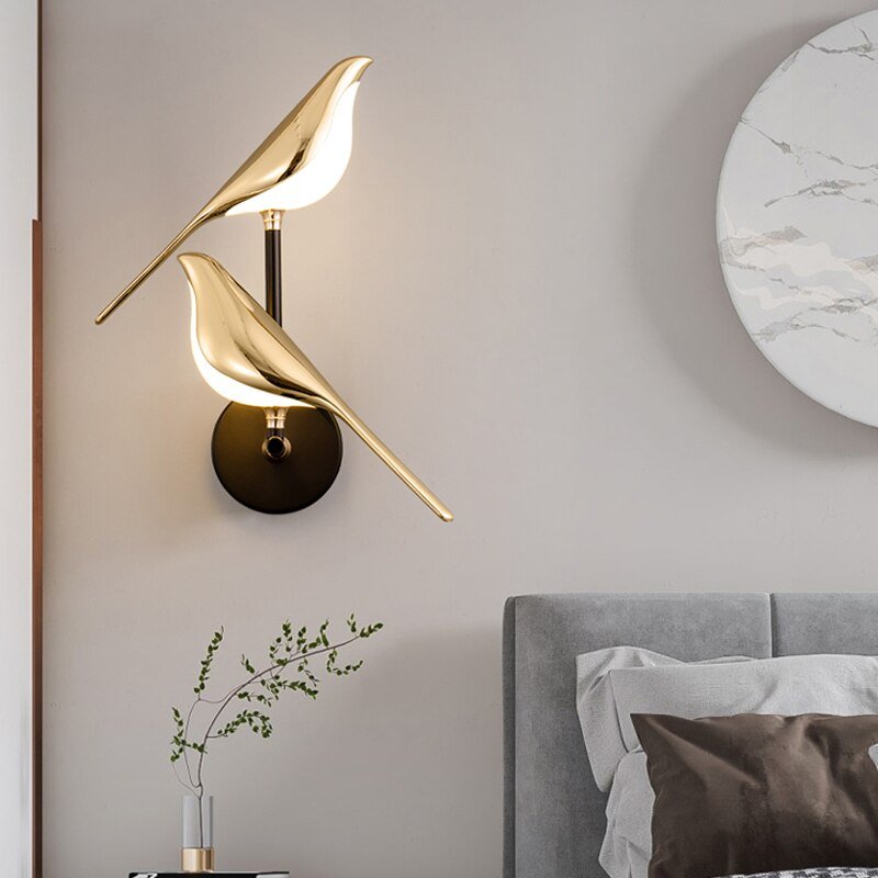 Luminara - Moderne LED Vogellamp – Magnetisch Wand & Tafeldesign