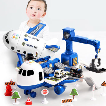 SkyExplorer Avontuur Vliegtuig Speelset – 20-delig voor Kinderen 3+