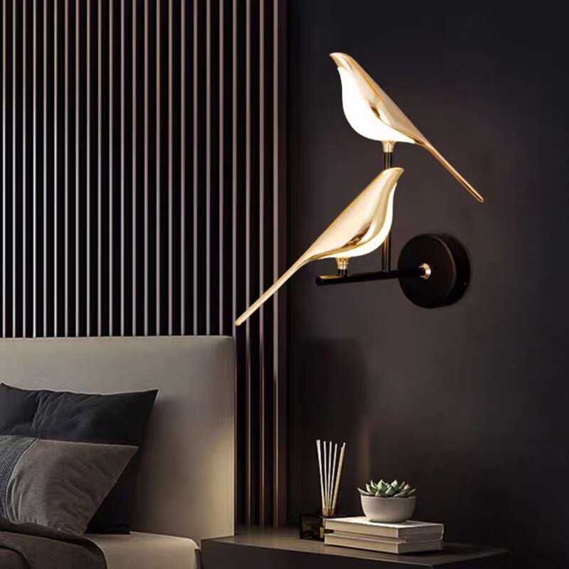 Luminara - Moderne LED Vogellamp – Magnetisch Wand & Tafeldesign