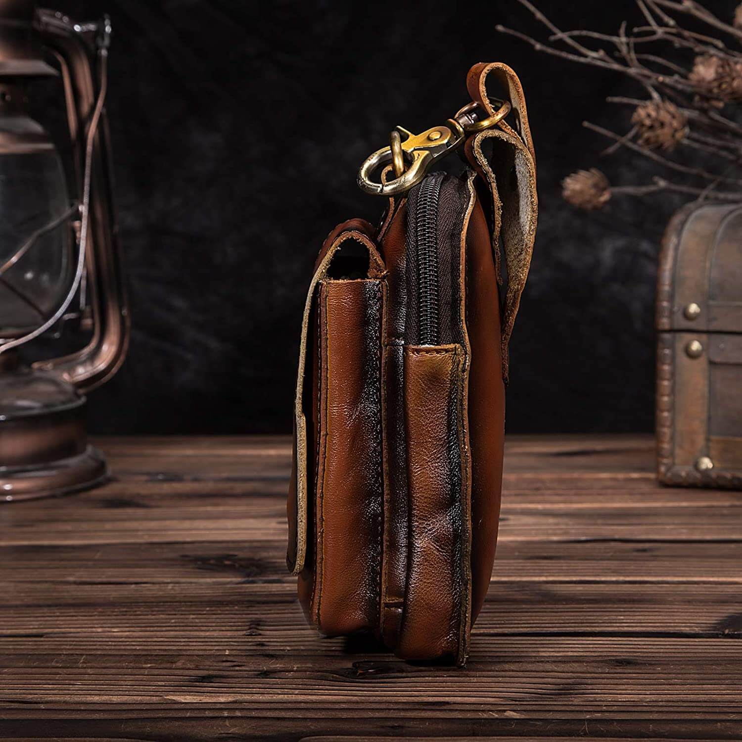 PU Lederen Heren Waist Bag
