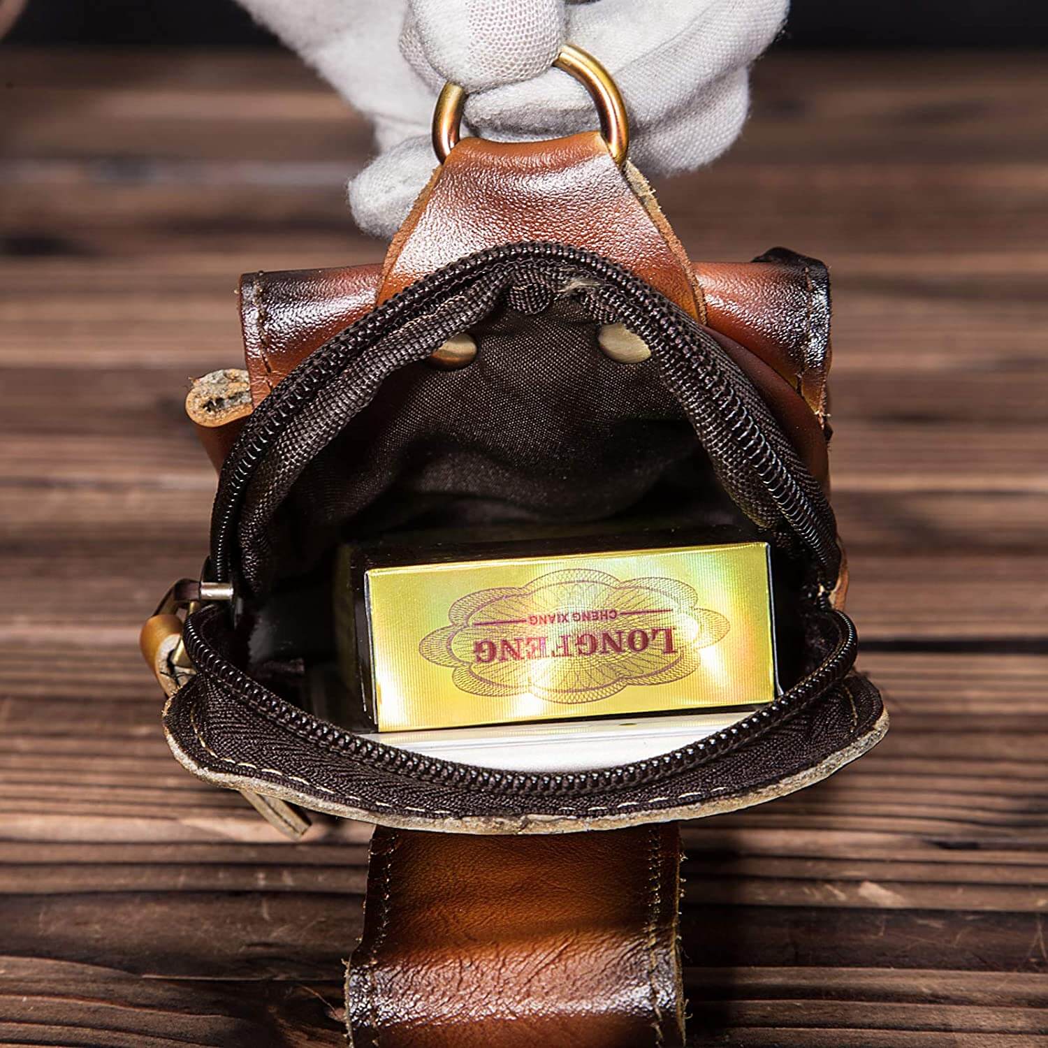 PU Lederen Heren Waist Bag