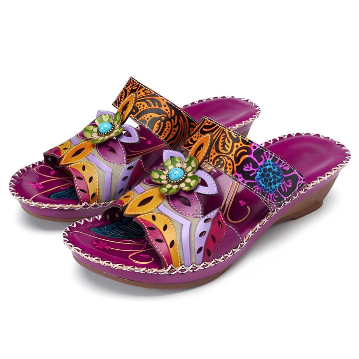 Revalki Elsje - Boho Antirutsch ergonomische Sandalen