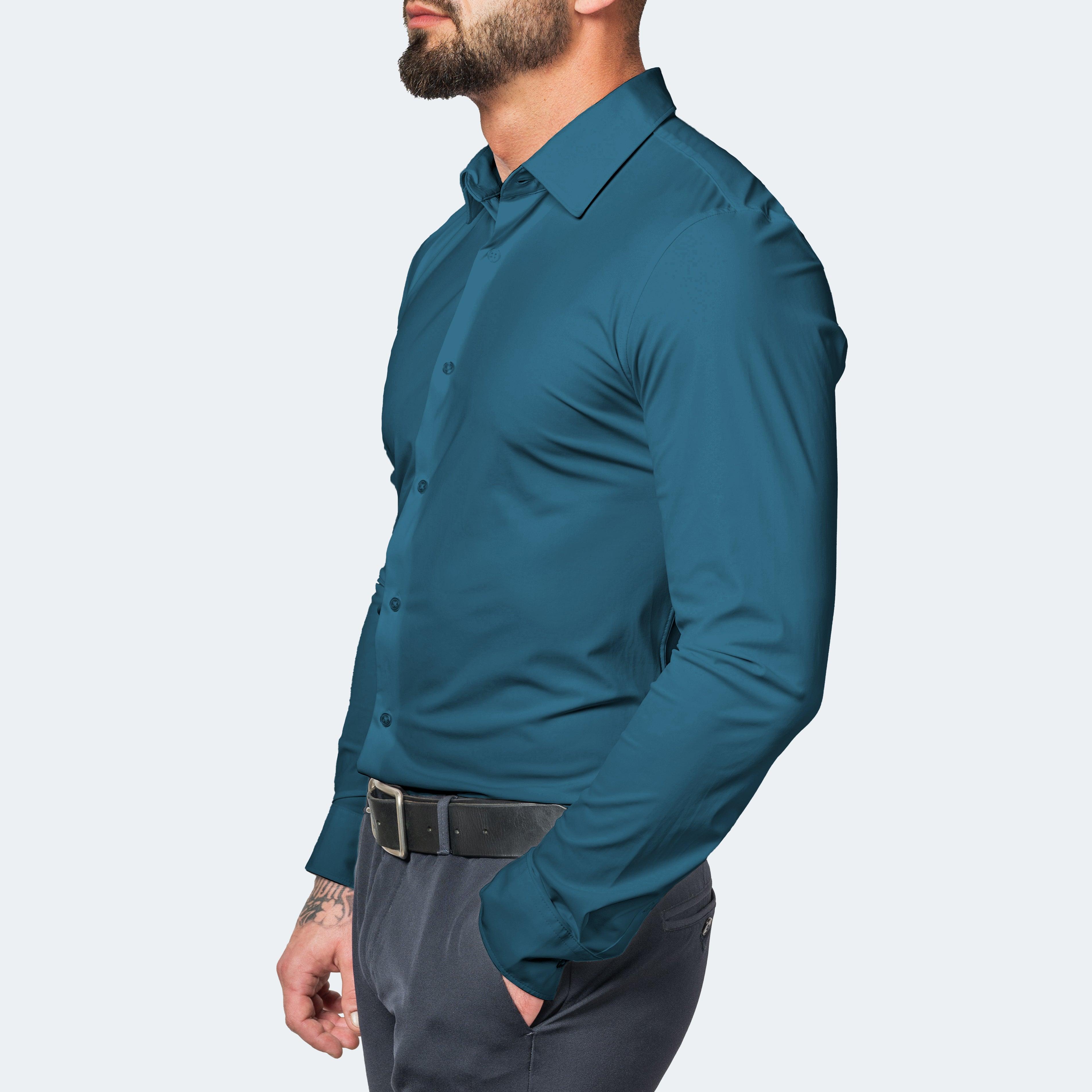 Barnard Stretchoverhemd – Kreukarm & Ademend Comfort