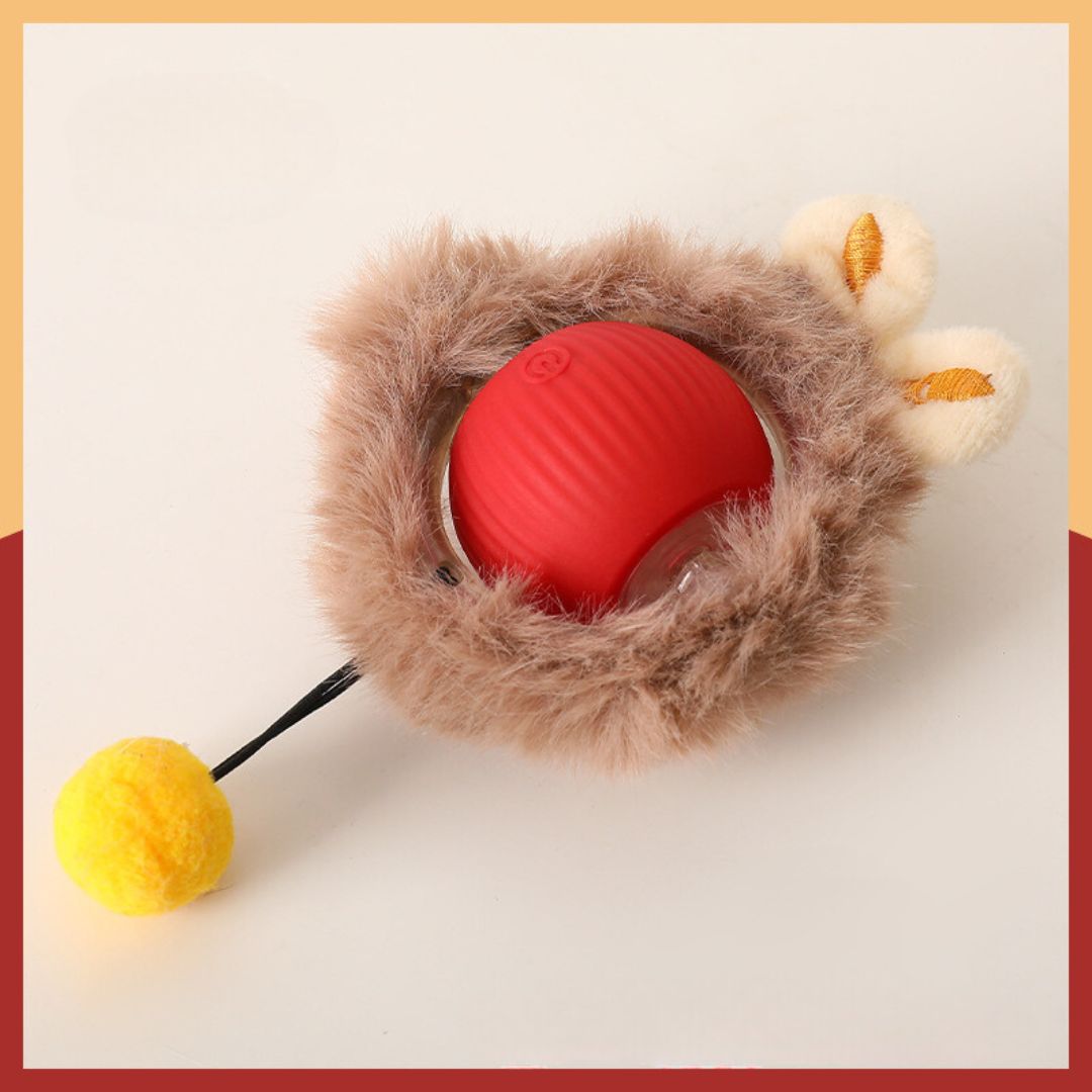 Felindo – pelota interactiva para gatos con movemento e cola – xoguete de interior