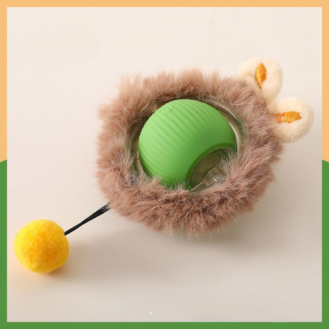 Felindo – pelota interactiva para gatos con movemento e cola – xoguete de interior