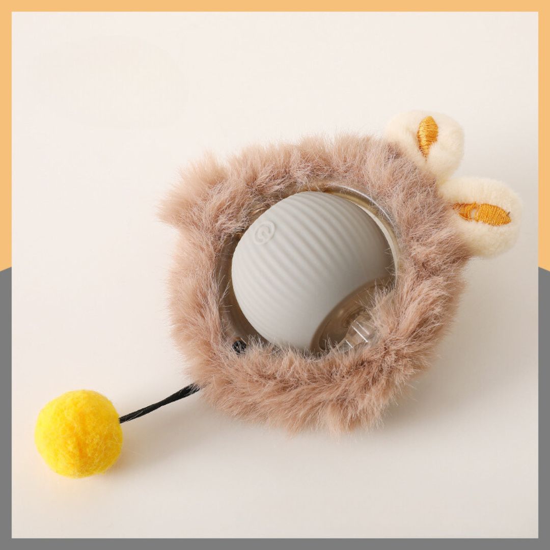 Felindo – pelota interactiva para gatos con movemento e cola – xoguete de interior