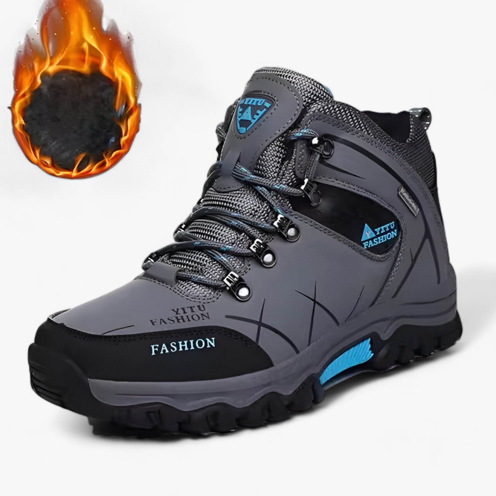 Botas de cuero impermeables para nieve - Ultra cálidas para el invierno