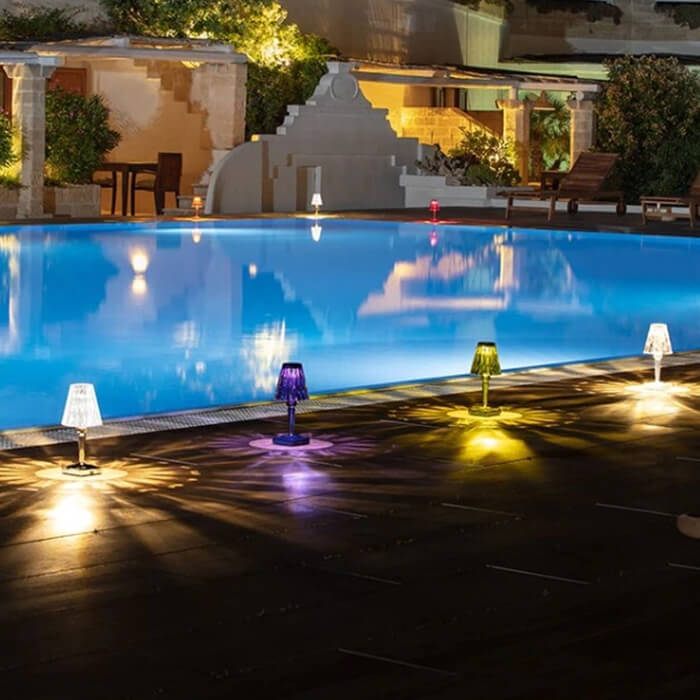 GlamCrystal Lampe - Schicke Tischlampe - Kristalldesign - Luxus und Eleganz