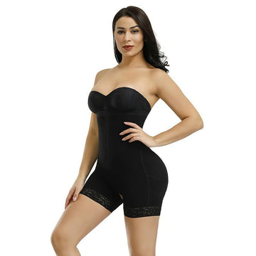 LuckyShape – Moldeador de corpo completo con peche de corse – para moda feminina