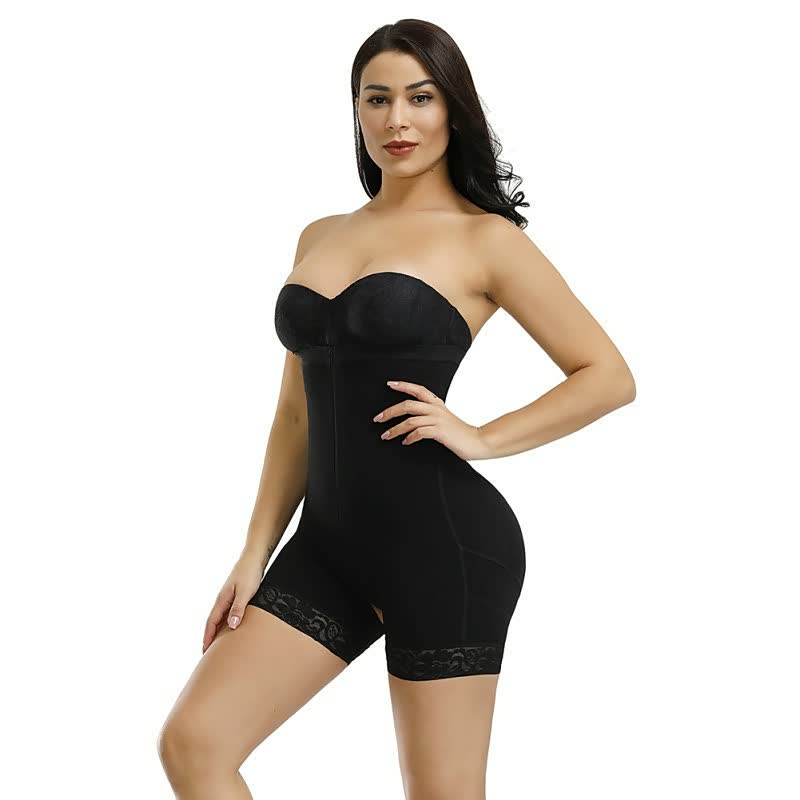 LuckyShape – Moldeador de corpo completo con peche de corse – para moda feminina