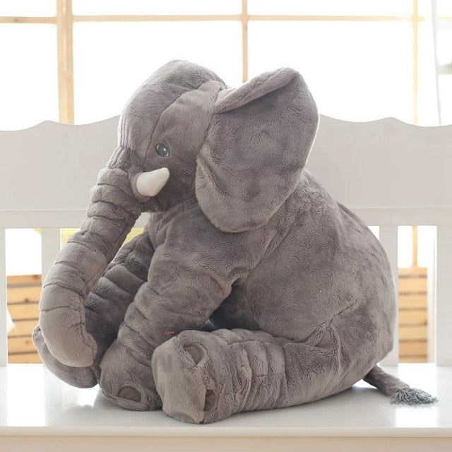 Snuggly Ele - Knuffelzacht Olifantenkussen voor Kinderslaapcomfort
