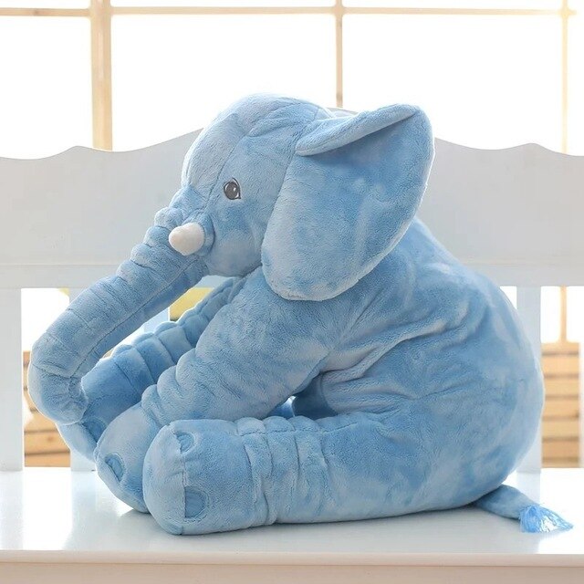Snuggly Ele - Knuffelzacht Olifantenkussen voor Kinderslaapcomfort