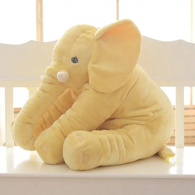 Snuggly Ele - Knuffelzacht Olifantenkussen voor Kinderslaapcomfort