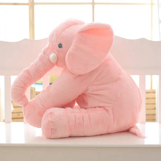 Snuggly Ele - Knuffelzacht Olifantenkussen voor Kinderslaapcomfort