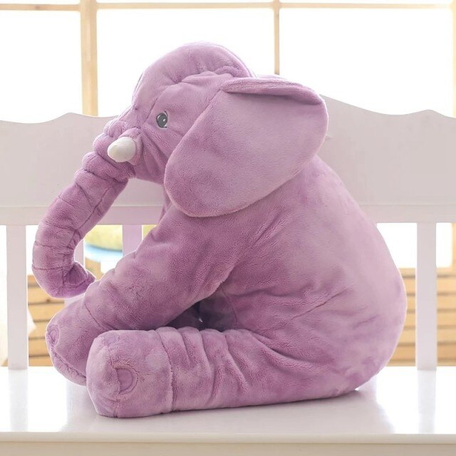 Snuggly Ele - Knuffelzacht Olifantenkussen voor Kinderslaapcomfort