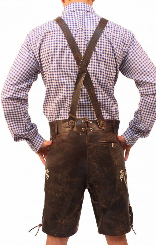 Viktor – Duitse Heren Oktoberfest Lederhosen – Voor Feest & Festival