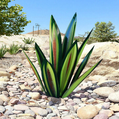 Metalen Agave Tuindecoratie – Weerbestendig Sculptuur voor Tuin en Terras