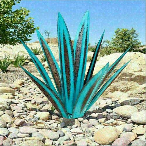 Metalen Agave Tuindecoratie – Weerbestendig Sculptuur voor Tuin en Terras