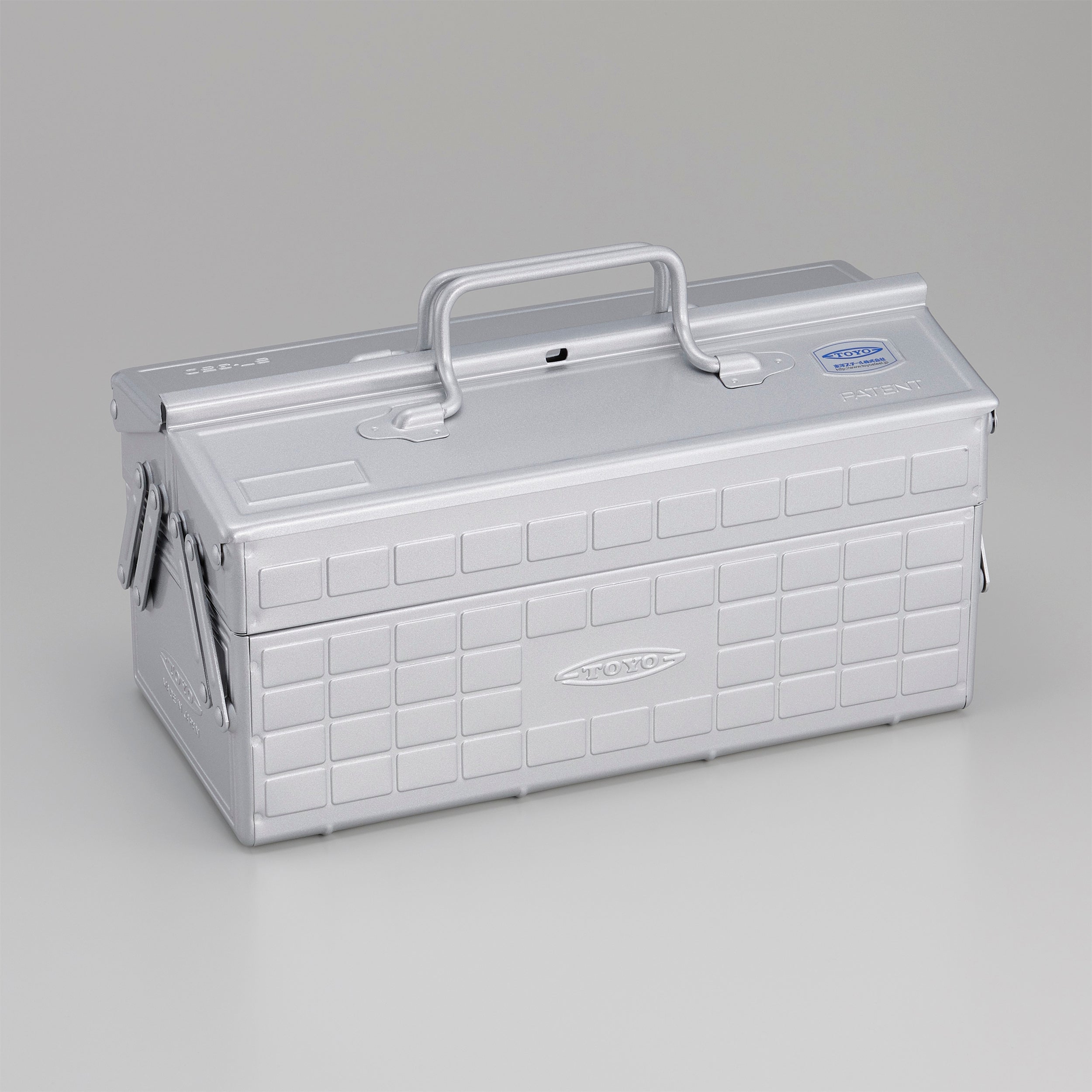 Metavor – ST-350 steel toolbox with compartments & lock opening
