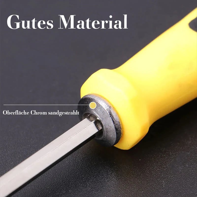 6-in-1 Schraubendrehersatz – Multifunktionales Set mit Magnetischen Bits