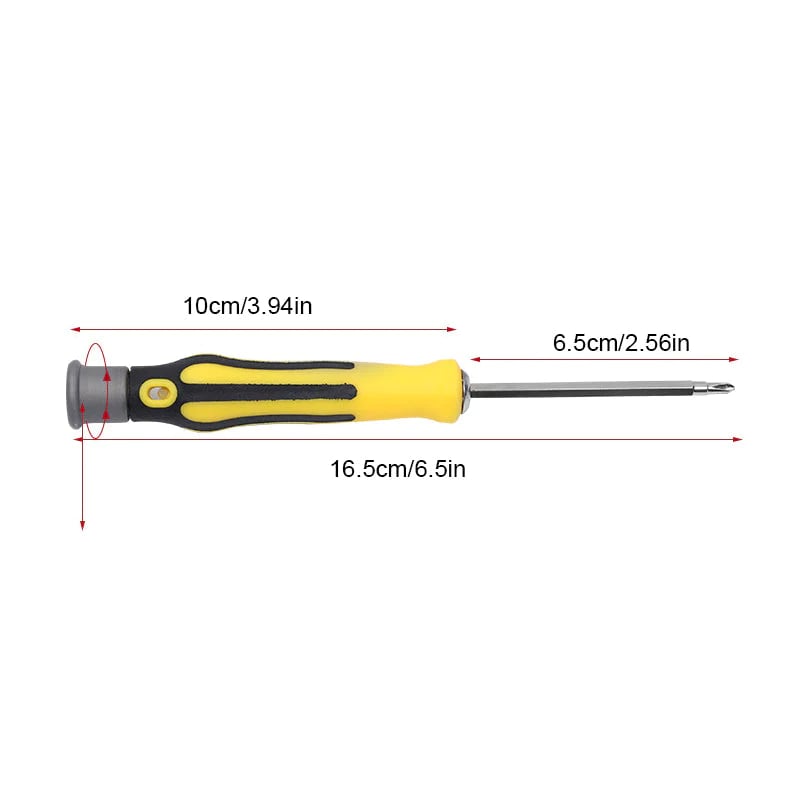 6-in-1 Schraubendrehersatz – Multifunktionales Set mit Magnetischen Bits