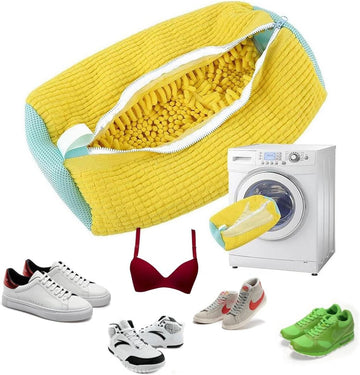 Funda para zapatos con cepillo e cremallera – para a lavadora