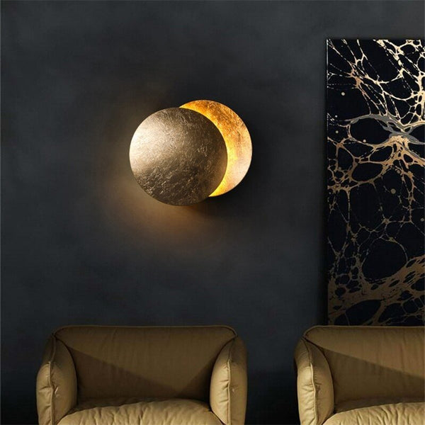 Lunora – Wandlamp met Maanlicht Gloed – Minimalistische LED Sfeerverlichting