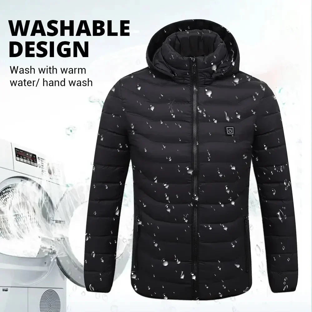 Core chaqueta de inverno con calefacción para mulleres e homes – Calor no frío