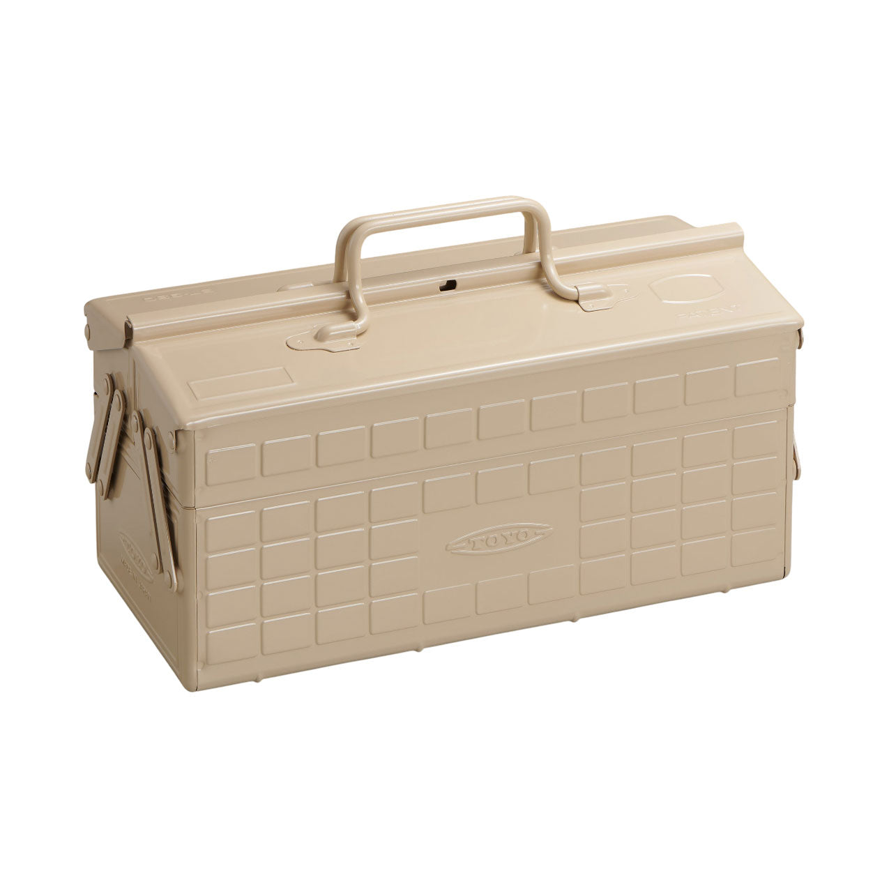 Metavor – ST-350 steel toolbox with compartments & lock opening
