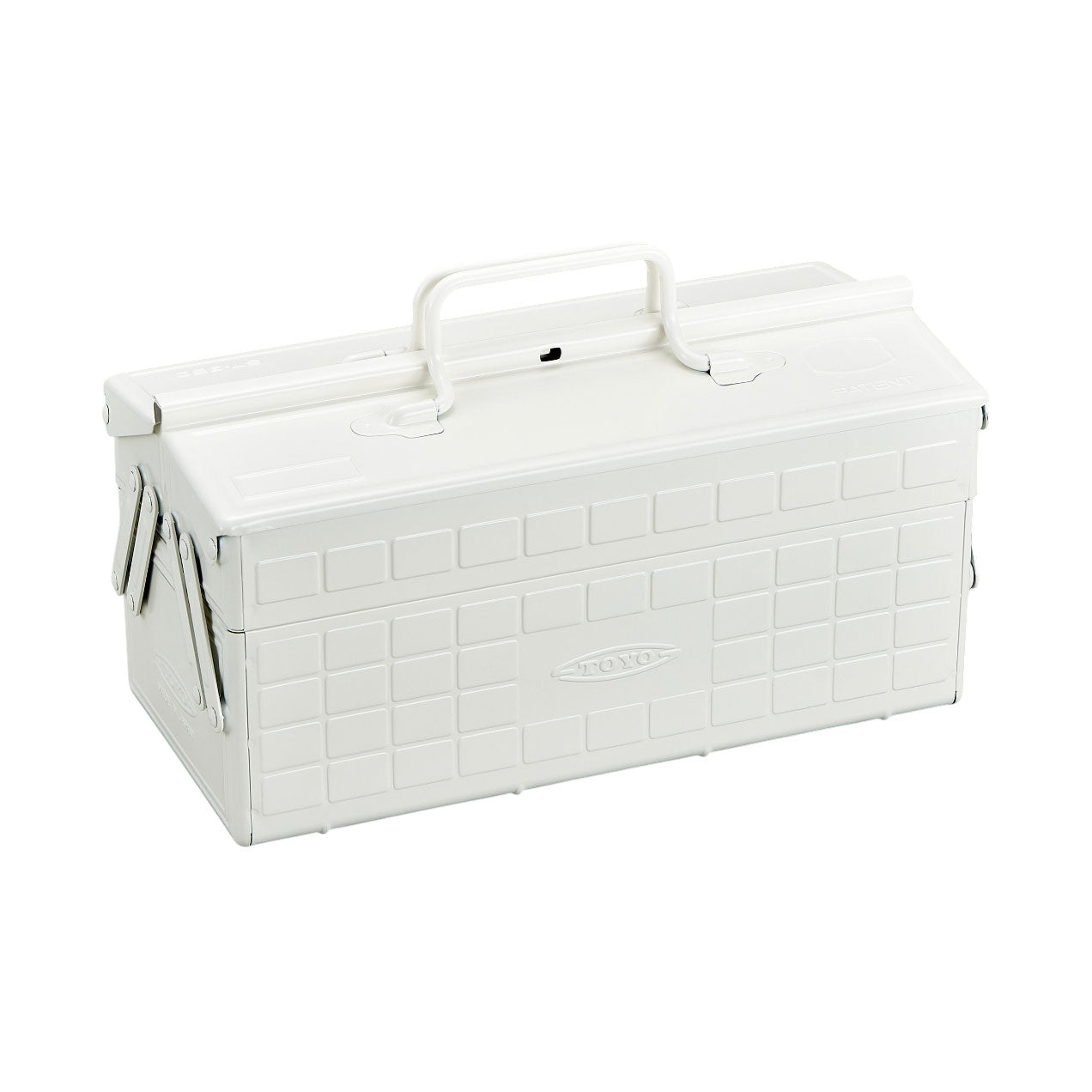 Metavor – ST-350 steel toolbox with compartments & lock opening