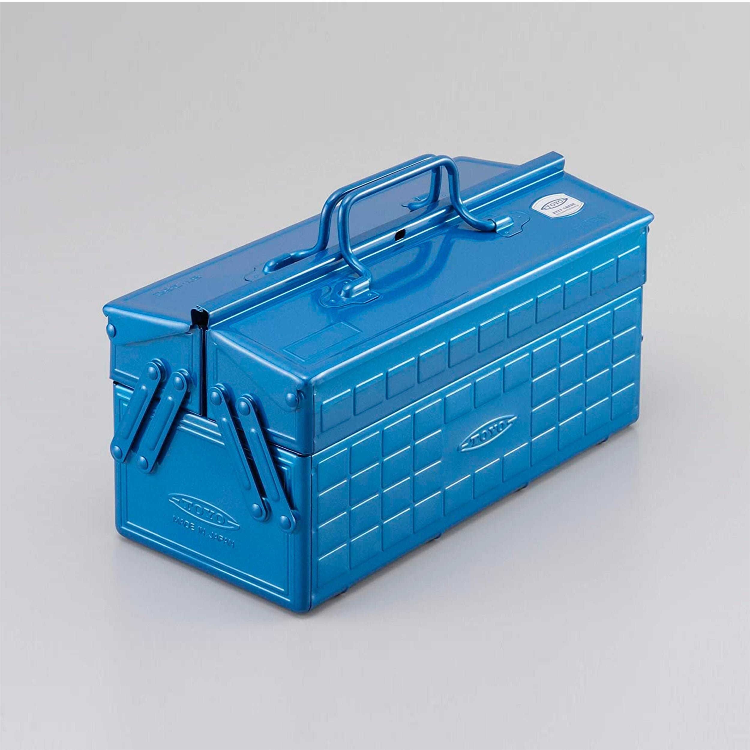Metavor – ST-350 steel toolbox with compartments & lock opening