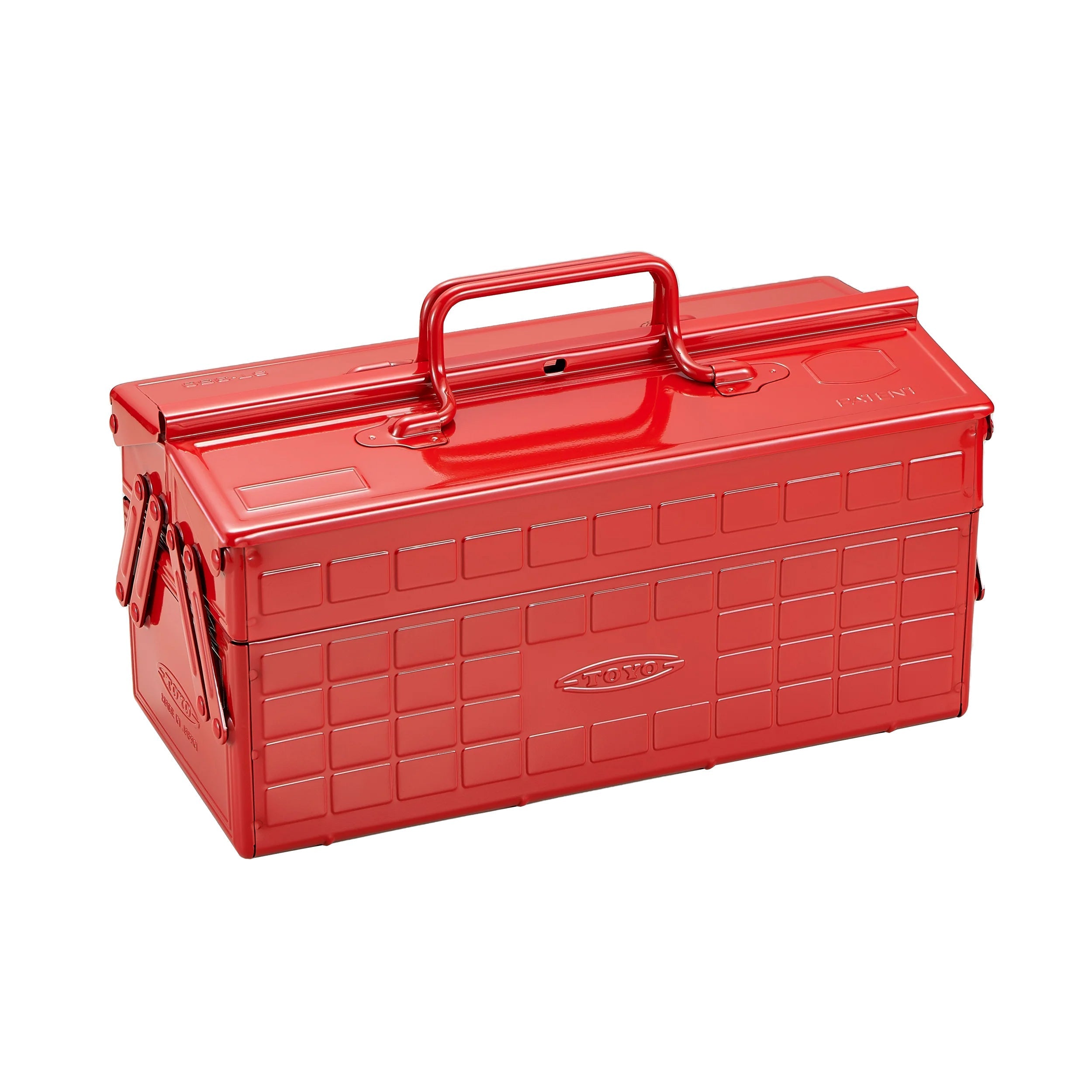 Metavor – ST-350 steel toolbox with compartments & lock opening