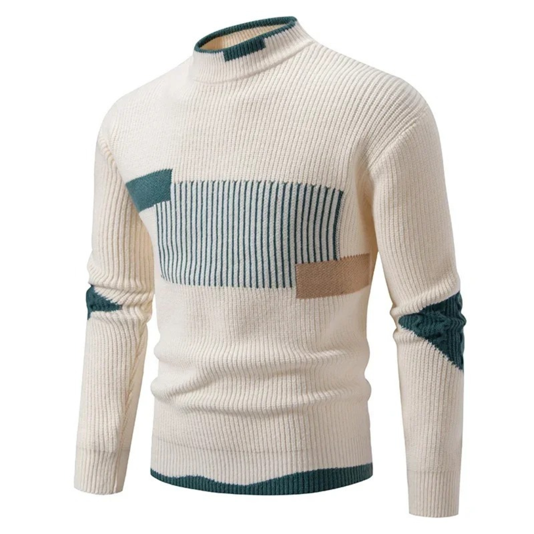 Eleganter Pullover – Gestrickter Herrenpullover mit Rundhalsausschnitt und Zeitloser Ausstrahlung