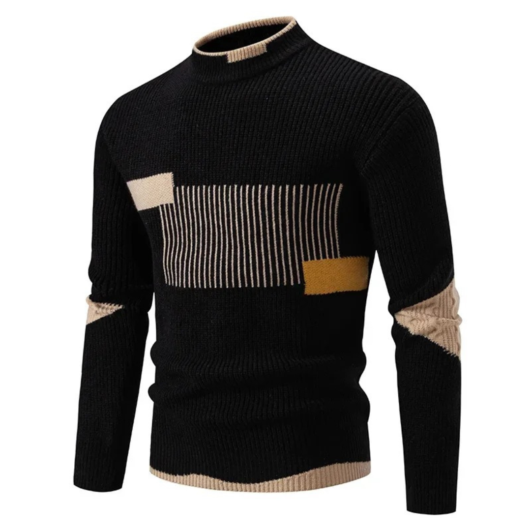 Eleganter Pullover – Gestrickter Herrenpullover mit Rundhalsausschnitt und Zeitloser Ausstrahlung