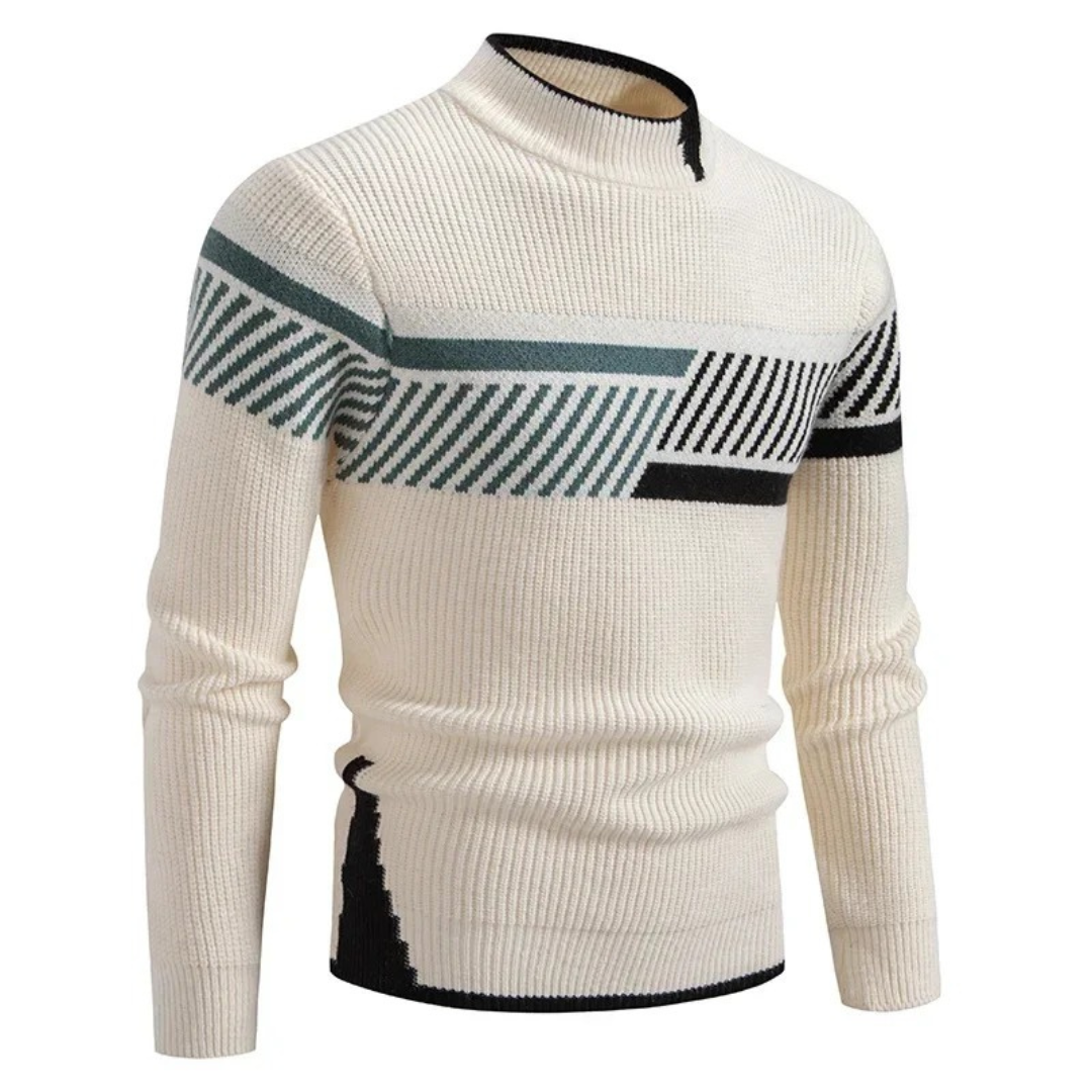 Eleganter Pullover – Gestrickter Herrenpullover mit Rundhalsausschnitt und Zeitloser Ausstrahlung
